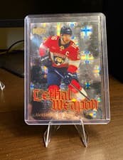 2025-26 SkyBox Metal Universe Lethal Weapon Aleksander Barkov #LW-19 card