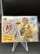 Carson Beck 2024 Bowman University Best Making the Grade Set card