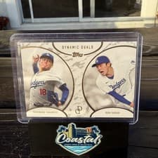 2025 Topps Dynamic Duals Base Set Yoshinobu Yamamoto / Roki Sasaki #43 card