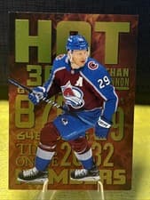 2025-26 Flair Hot Numbers Nathan MacKinnon #HN-14 card