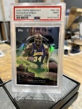 2025-26 Topps Midnight Night Vision Shaquille O'Neal #NV-23 card