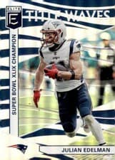 Julian Edelman 2019 Panini Donruss Elite Title Waves card