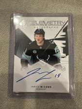 2024-25 SP Authentic Telemetry Autographs Jared McCann #T-JM card