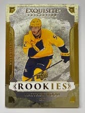 Matthew Wood 2025-26 Upper Deck Black Diamond Exquisite Rookies card