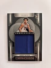 2024-25 Panini Obsidian Unbreakable Memorabilia Jared McCain #UM-JMC card