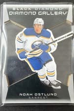 2025-26 Upper Deck Black Diamond Diamond Gallery Noah Ostlund #DG-NO card