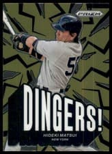 Hideki Matsui 2025 Panini Prizm Dingers card