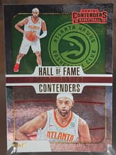 Vince Carter 2018 Panini Contenders Hall of Fame Contenders card
