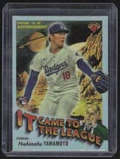 2024 Bowman Chrome It Came to the League Yoshinobu Yamamoto #IT-6 card