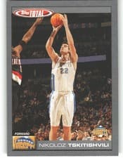 Nikoloz Tskitishvili 2004-05 Topps Total Base Set card