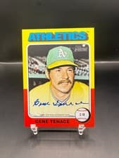 Gene Tenace 2024 Topps Heritage Mini Real One Mini Autographs card