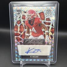 2025 Panini Mosaic Future Scripts KJ Bolden #FSC-KBN card