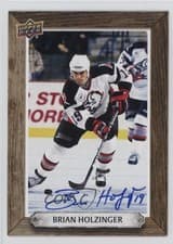 2024-25 Upper Deck Engrained Icons Beehive Portrait Signatures Brian Holzinger #BH-BH card