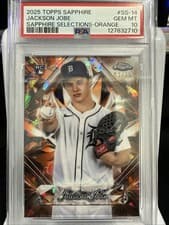 2025 Topps Chrome Sapphire Sapphire Selections Jackson Jobe #SS-14 card