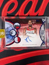 2025-26 Topps 3 Veteran 3 Patch Autographs Alex Sarr #V3A-AS card