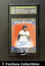 2025 Topps Postseason Performance Autograph Brice Turang #PPA-BT card