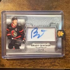 2024-25 Upper Deck The Cup Scripted Swatches Brady Tkachuk #SS-BT card