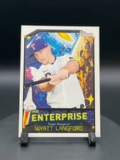 2026 Topps Heritage The Enterprise Wyatt Langford #TE-WL card