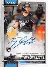 2026 Topps Real One Autographs Troy Johnston #317 card
