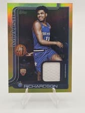 2025-26 Topps Flagship Real One Relics Jase Richardson #FRO-JR card
