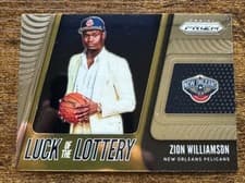 2019 Panini Prizm Luck of the Lottery Zion Williamson #1 card