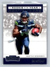 DK Metcalf 2019 Panini Contenders Rookie of the Year Contenders card