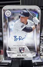 2025 Topps Tribute League Inauguration Autographs Ben Rice #LIA-BR card