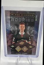 Danila Yurov 2025-26 Upper Deck Black Diamond Base Diamond Relic Rookies card
