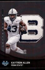 2025 Bowman University Chrome Lettered Up! Kaytron Allen #LU-18 card