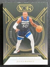 2024-25 Panini Noir Base Set Julius Randle #25 card