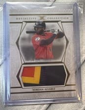 2025 Topps Definitive Collection Jumbo Relic Collection Yordan Alvarez #DJRC-YA card