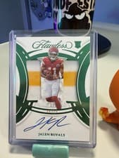 2025 Panini Flawless Rookie Dual Patch Autographs Jalen Royals #20 card