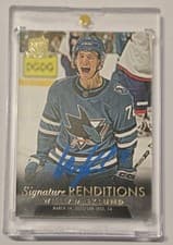 2024-25 Upper Deck The Cup Signature Renditions William Eklund #SR-WE card