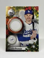 2025 Topps Holiday Relics Freddie Freeman #PR-FF card