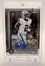 2025 Topps Chrome Rookies Autographs Ashton Jeanty #RA-AJ card