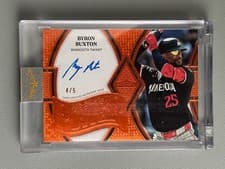 2025 Topps Five Star Preeminent Power Autographs Byron Buxton #PEP-BB card