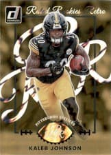 2025 Panini Black Vanta Kaleb Johnson #19 card