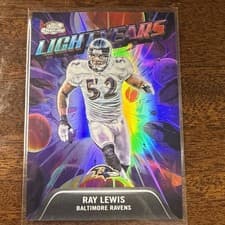 2025 Topps Cosmic Chrome Light Years Ray Lewis #LY-16 card