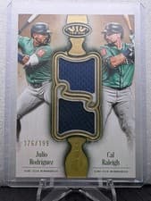 2026 Topps Tier One Dual Player Relics Julio Rodríguez #DPR-RR card