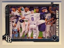 2025 Topps Walk This Way Brandon Lowe #WTW-38 card