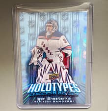 2025-26 Upper Deck Holotypes Igor Shesterkin #HT-60 card