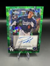 2025 Topps Chrome Update Sapphire Chrome Sapphire Autographs Hyeseong Kim #USA-HK card