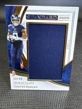 2025 Panini Immaculate Immaculate Standard Jerseys Calvin Ridley #49 card