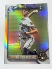 Jacob Misiorowski 2022 Bowman Draft Chrome card