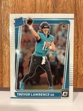 Trevor Lawrence 2021 Panini Donruss Optic card