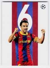 2025-26 Topps UEFA Club Competitions Best of the Best: Legendary Numbers Xavi Hernández #BB-10 card