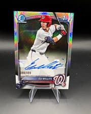 2025 Bowman Draft Chrome Prospect Autographs Eli Willits #CPA-EW card