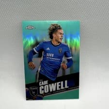 Cade Cowell 2022 Topps Chrome MLS card