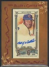 2025 Topps Allen & Ginter Framed Mini Autographs (Baseball) Billy Williams #MA-BW card