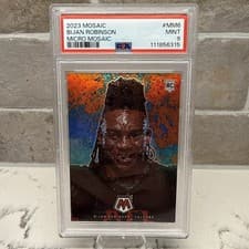 Bijan Robinson 2023 Panini Mosaic Micro card